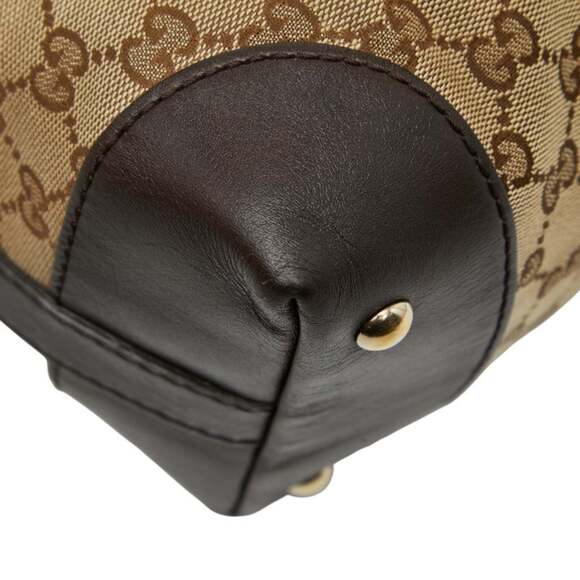 GUCCI Authentic Cream Leather Shoulder Bag - Picture 5 of 10